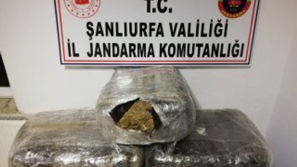 Şanlıurfa'da PKK'ya ait uyuşturucu ele geçirildi