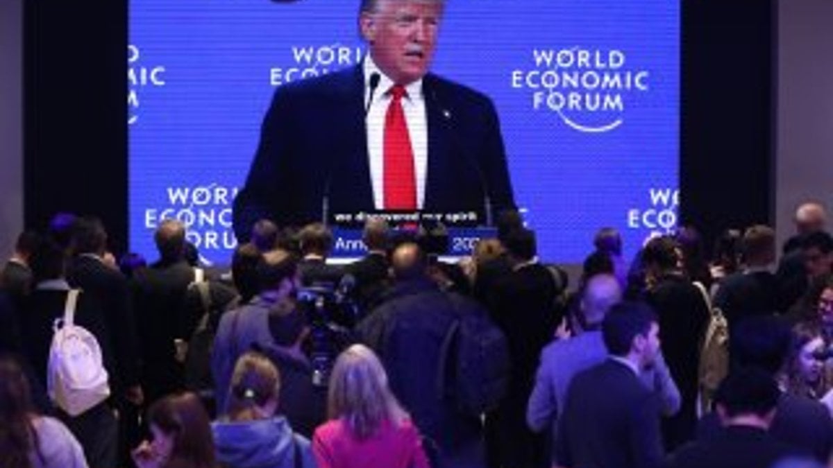 Trump, Davos'ta AB'yi gümrük vergisiyle tehdit etti