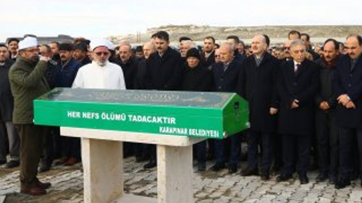 Murat Kurum'un amcası için cenaze töreni