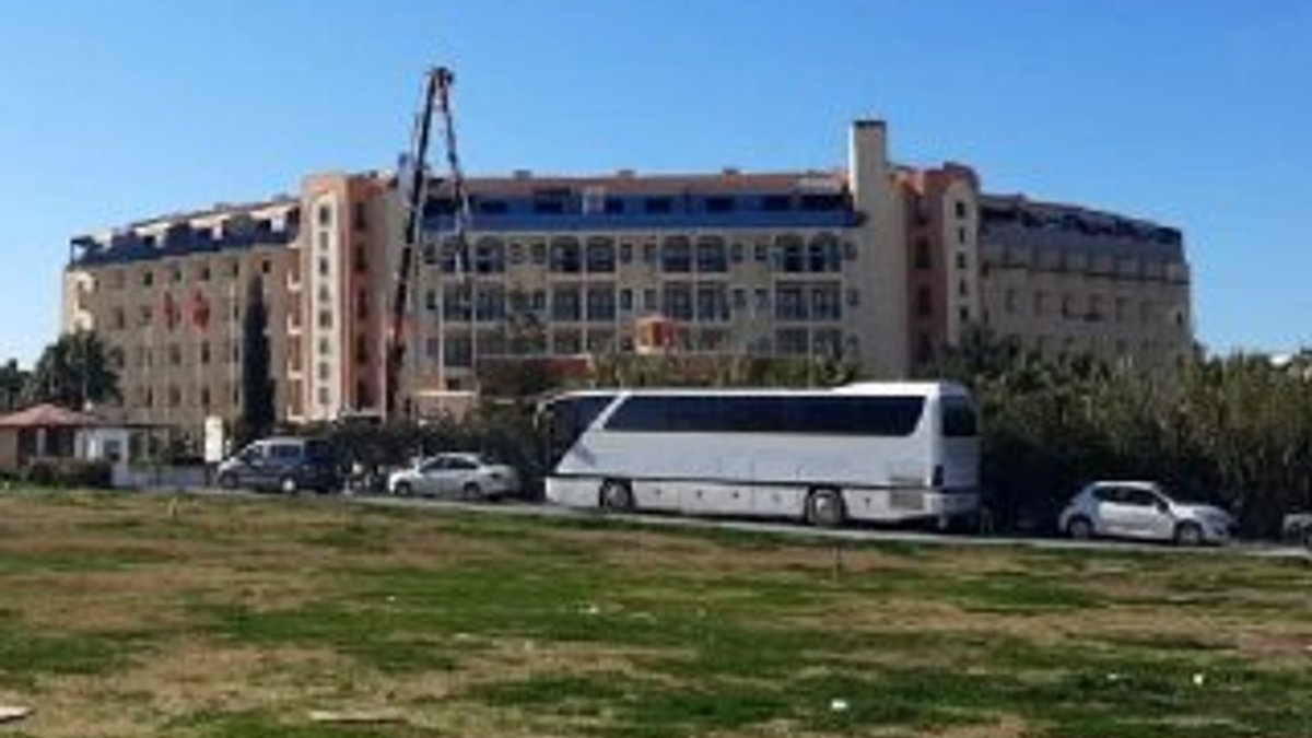 Antalya'da otel inşaatından düşerek öldü