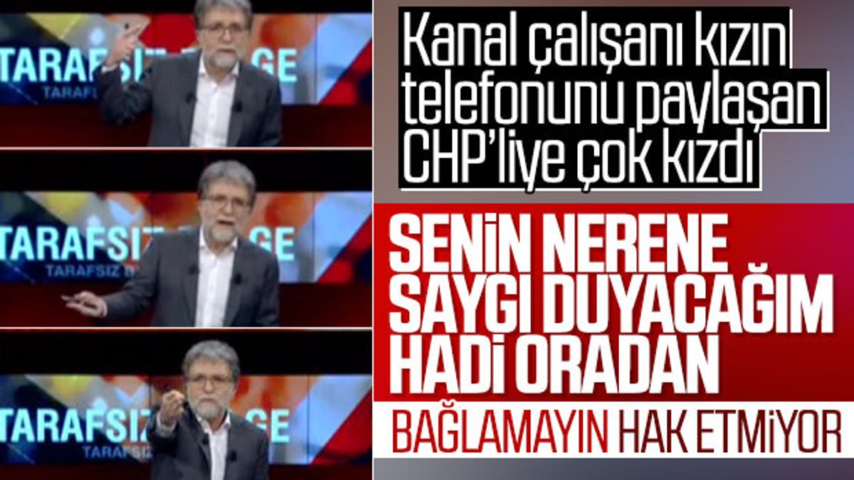 CHP'li Günaydın, canlı yayında Ahmet Hakan'ı kızdırdı