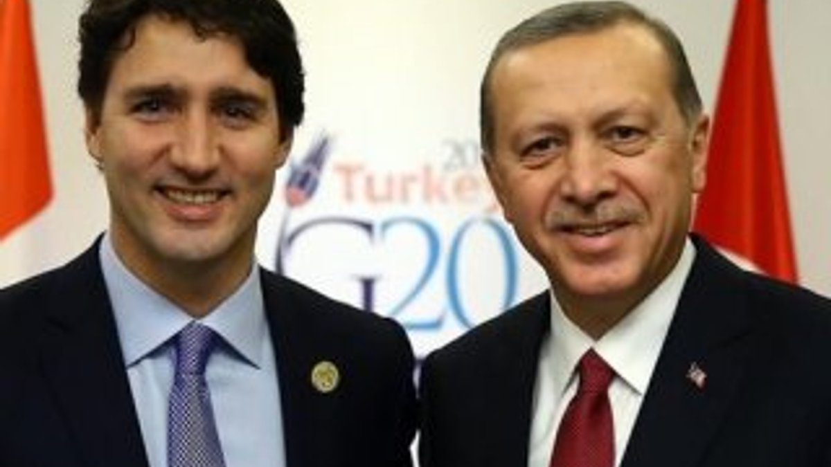 Erdoğan, Kanada Başbakanı'yla telefonda görüştü