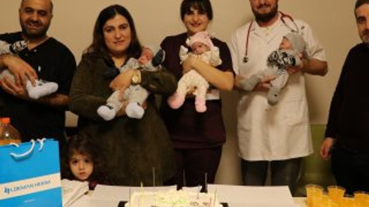 6 yıldır evlat hasreti çeken ailenin dördüz sevinci