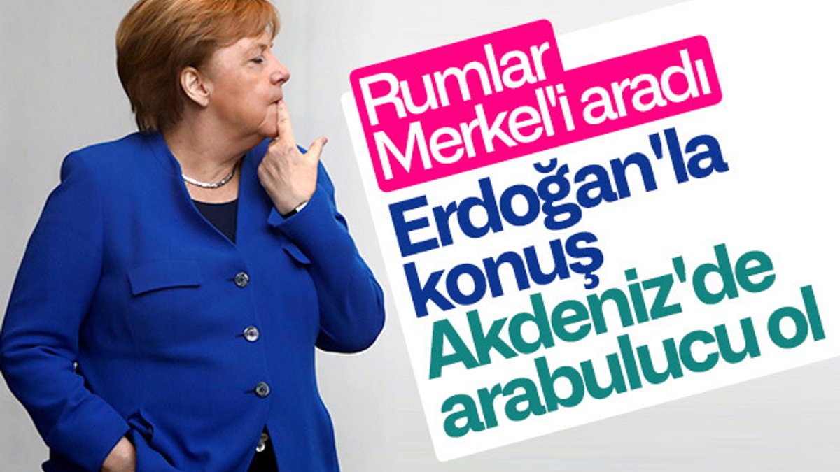 Rumlardan Merkel'e Türkiye telefonu