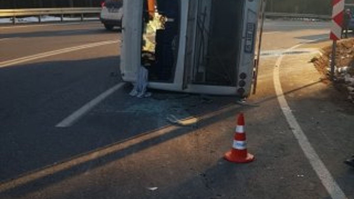 Kahramanmaraş'ta midibüs ile kamyonet çarpıştı