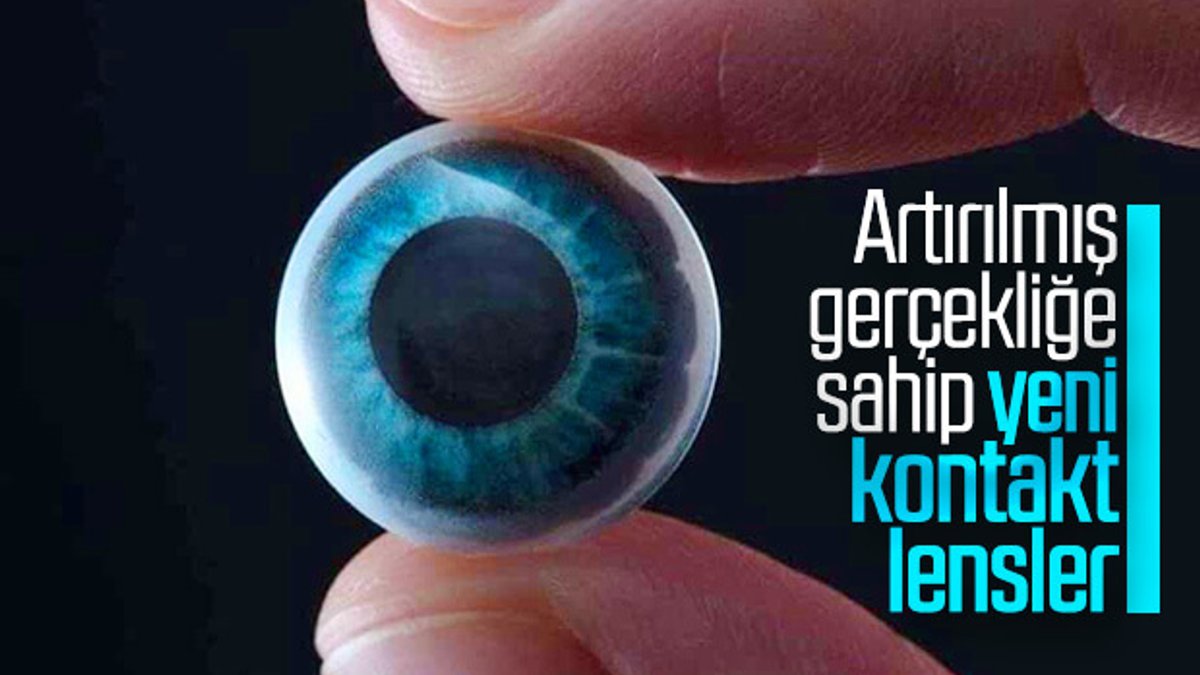 Dünyanın, artırılmış gerçekliğe sahip ilk kontakt lensleri