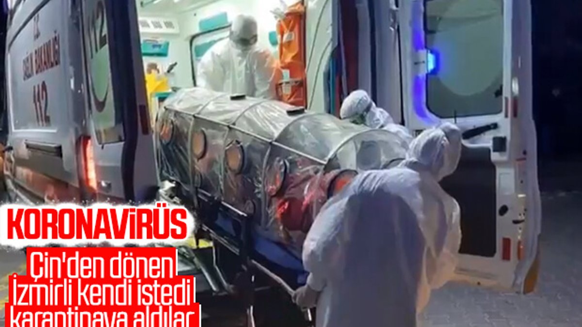 İzmir'de koronavirüs şüphesi