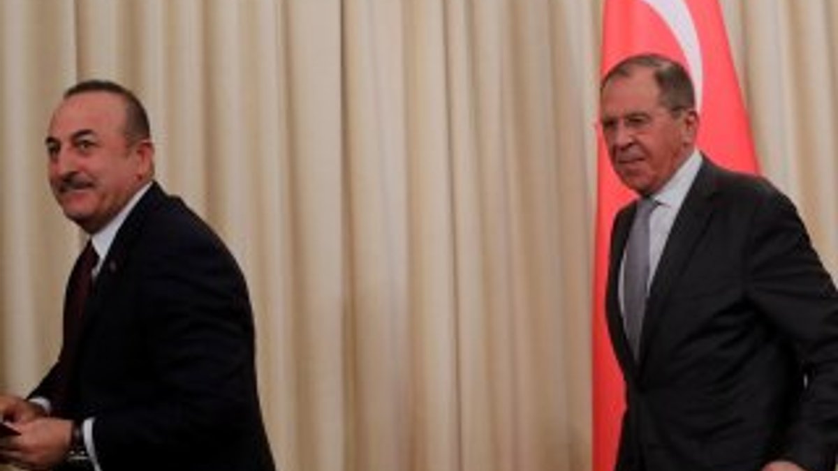 Çavuşoğlu, Lavrov ile Suriye ve İdlib'i konuştu