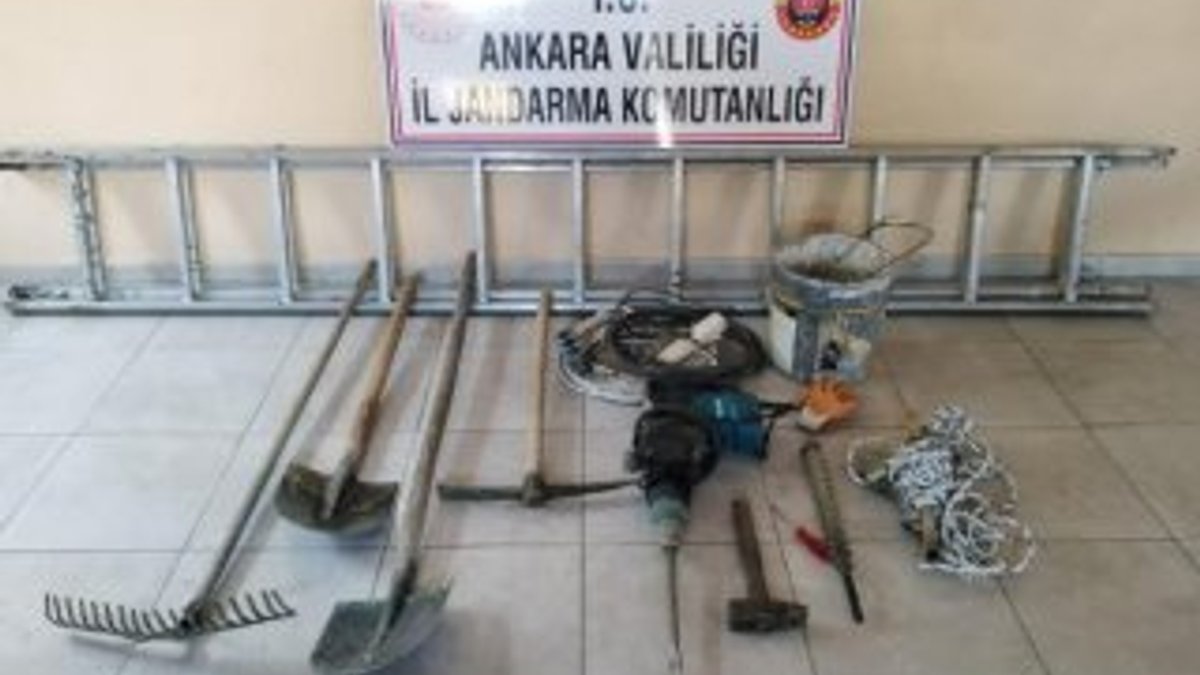 Ankara'da kaçak kazı operasyonu: 6 gözaltı