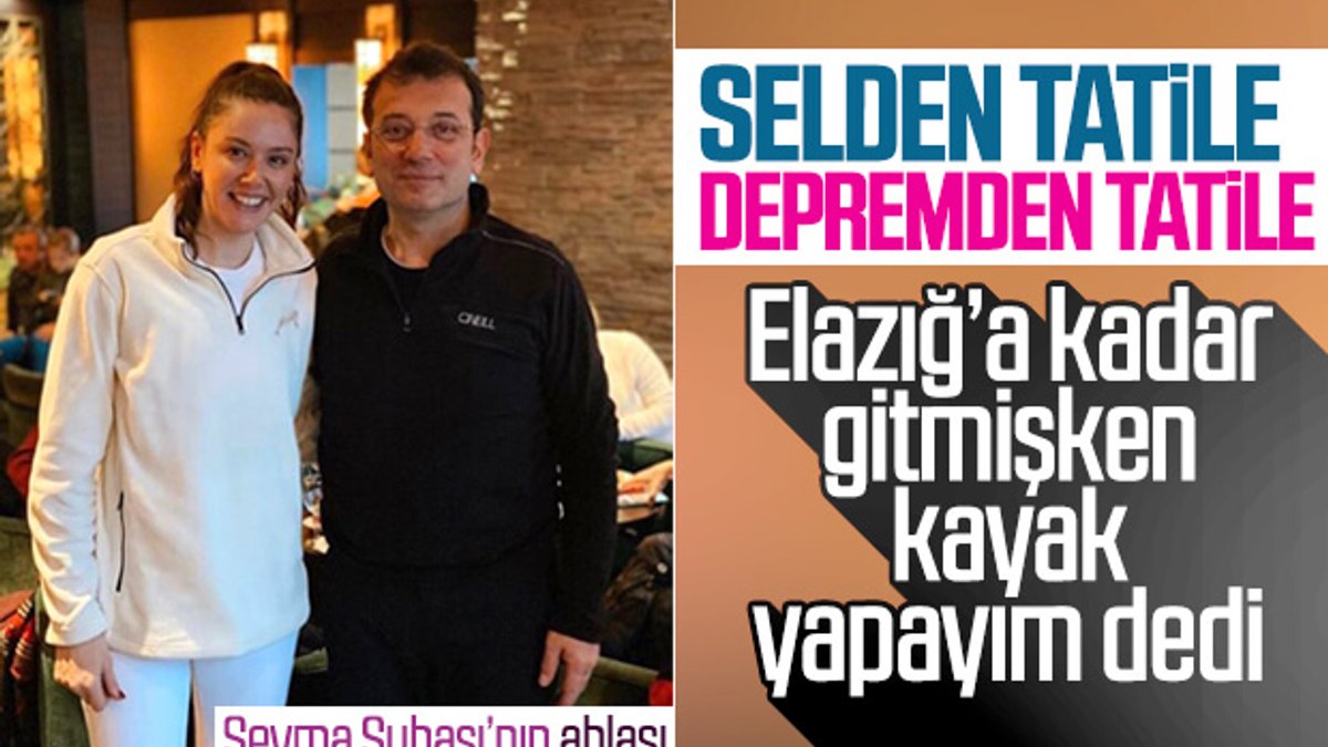 Ekrem İmamoğlu, Erzurum'a tatile gitti
