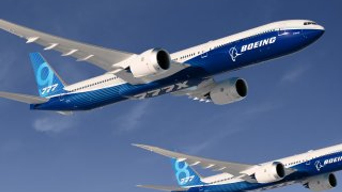 Boeing, dünyanın en büyük çift motorlu jeti  777X'i test etti