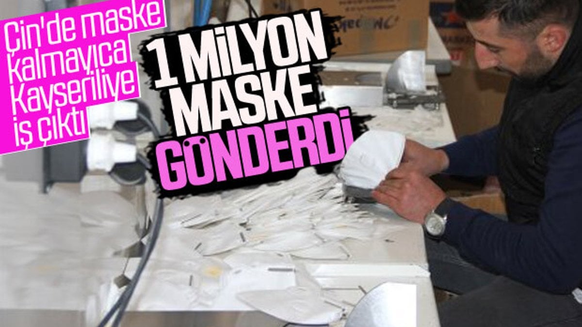 Türkiye'den Çin'e maske ihracatı