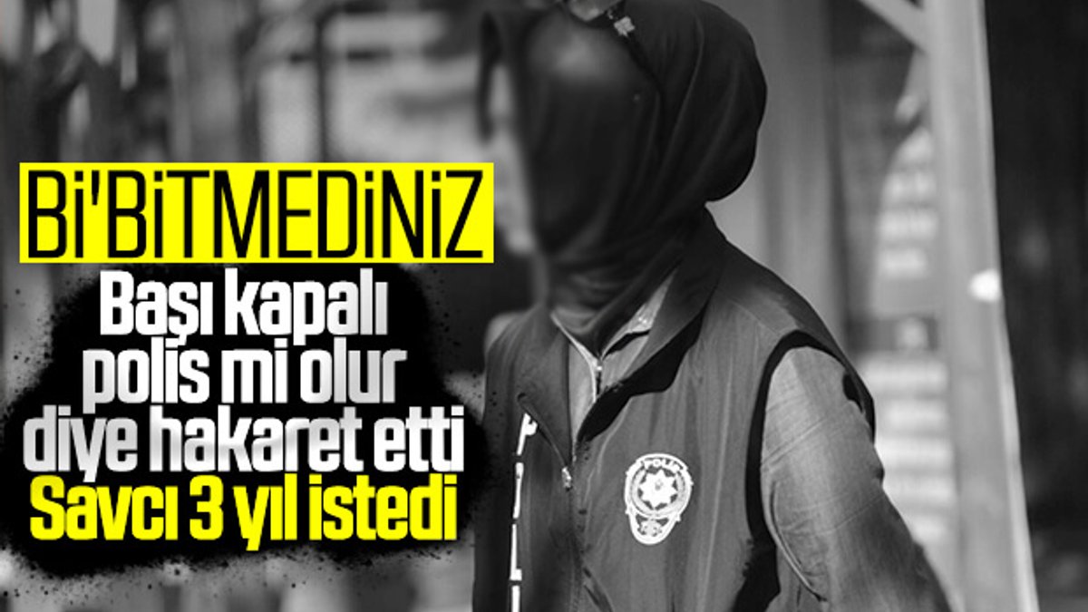 Trabzon'da başörtülü polise hakaret mahkemeye taşındı