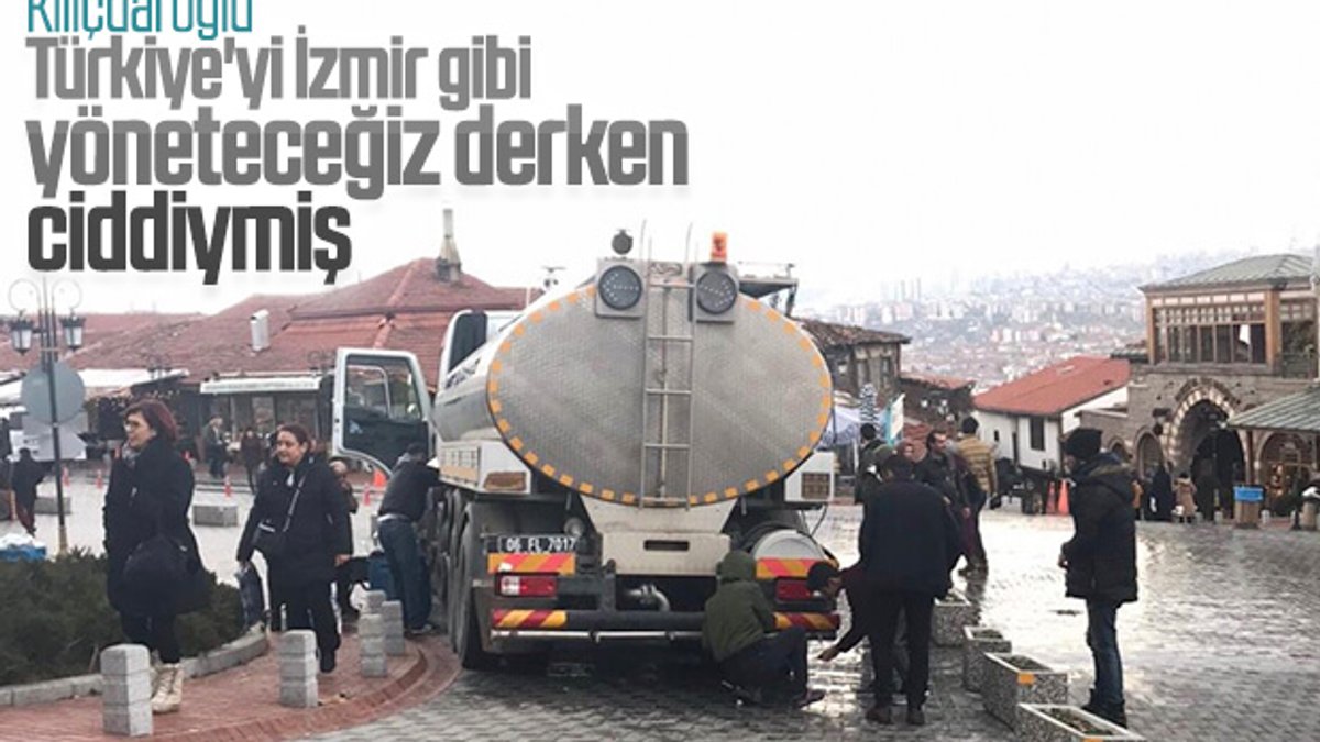 Ankara'da su kuyruğu