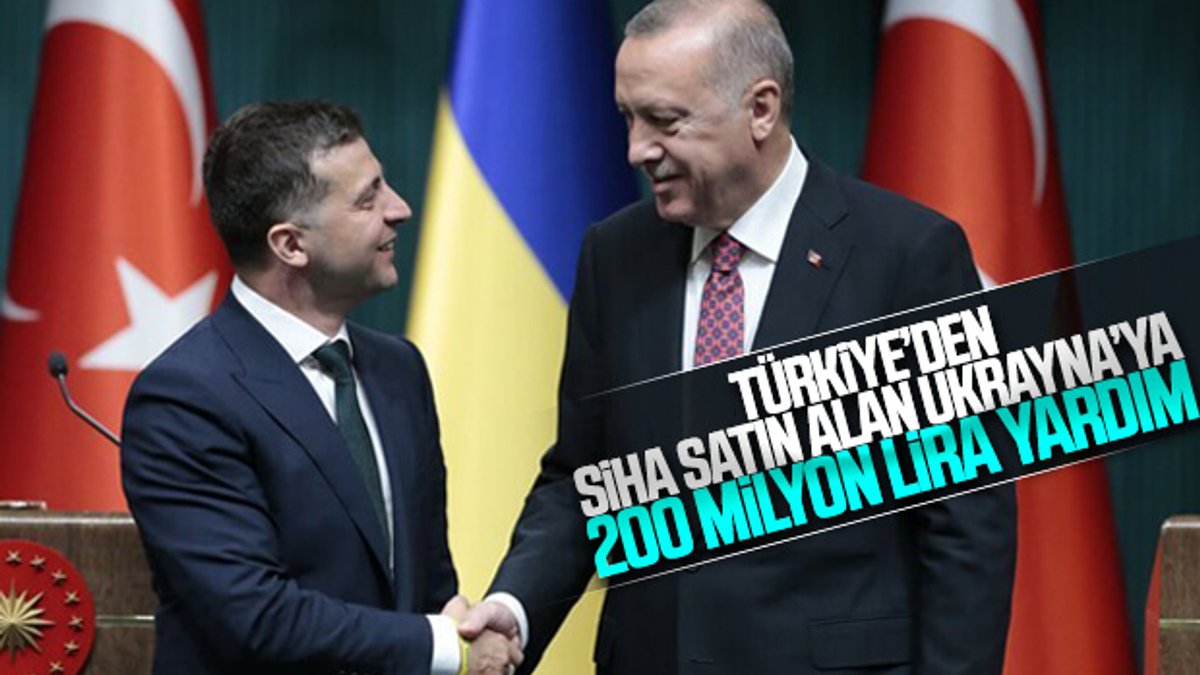 Türkiye Ukrayna ordusuna 200 milyon TL verecek