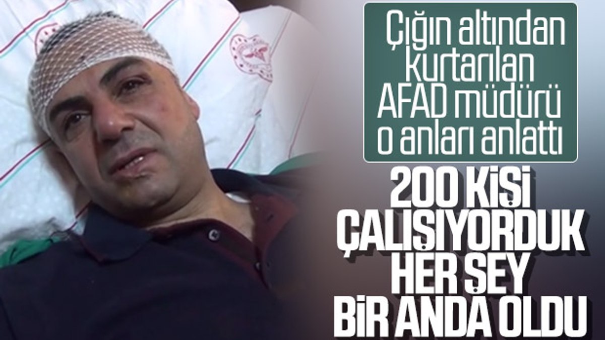 Van AFAD İl Müdürü, felaket anlarını anlattı