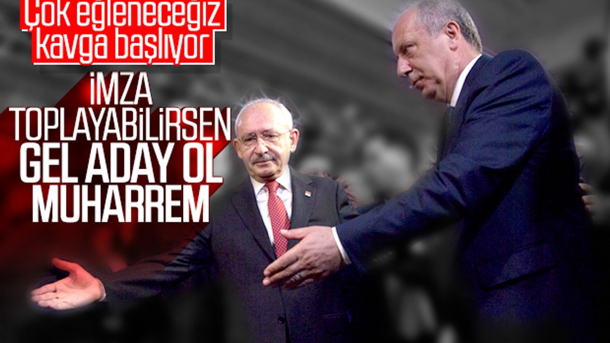 Kemal Kılıçdaroğlu'na Muharrem İnce'nin adaylığı soruldu
