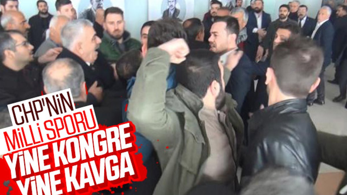 Şanlıurfa'da CHP kongresinde kavga