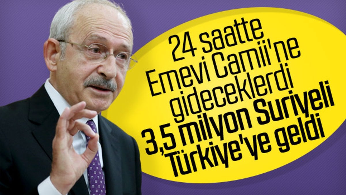 Kılıçdaroğlu, Suriye politikasını eleştirdi