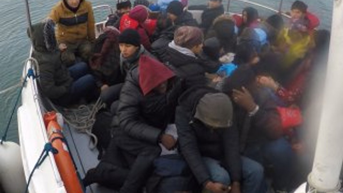 Çanakkale'de 38 göçmen yakalandı