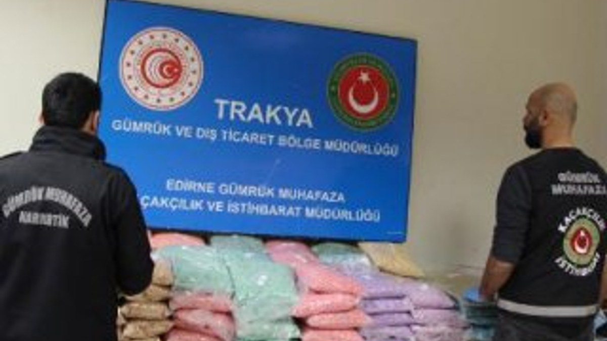 Edirne'de 100 milyon değerinde uyuşturucu operasyonu
