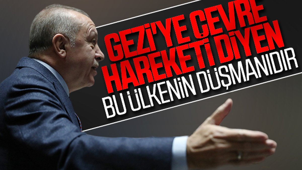 Cumhurbaşkanı Erdoğan'dan Gezi olayları yorumu