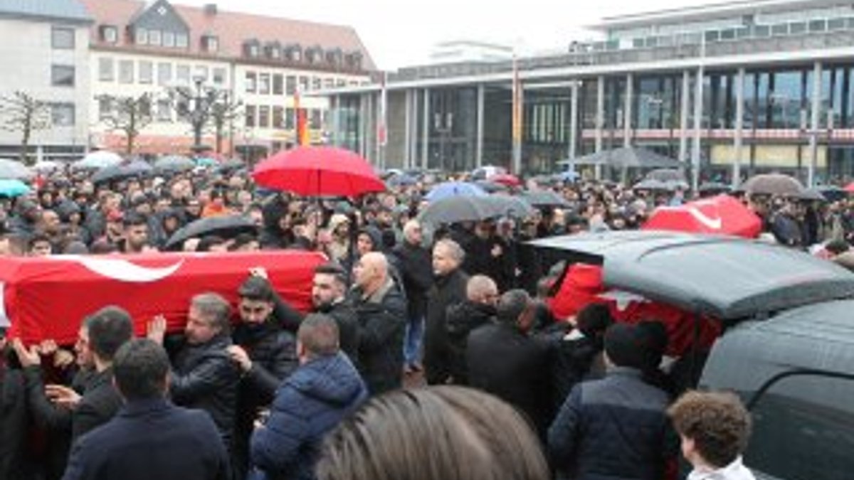 Almanya'da ölen Türkler için cenaze töreni düzenlendi