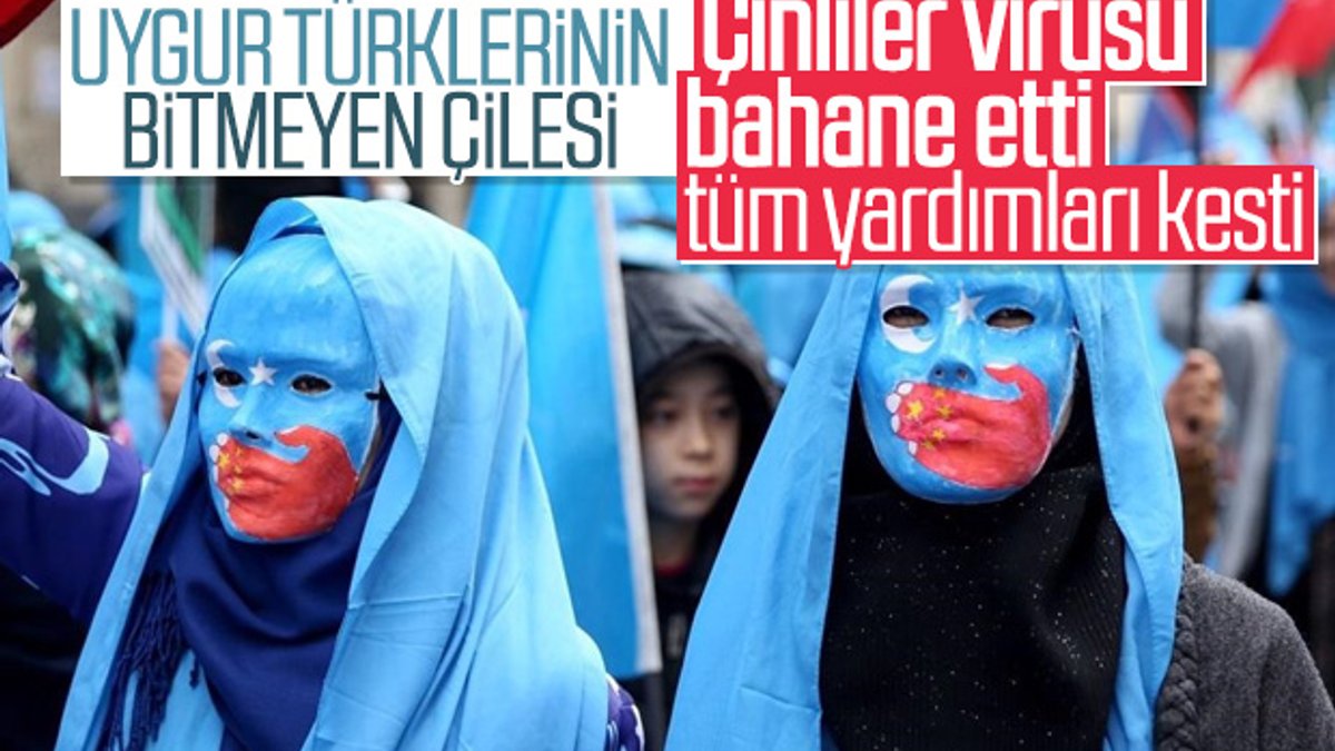Çin, Uygur Türklerine yardımları kesti