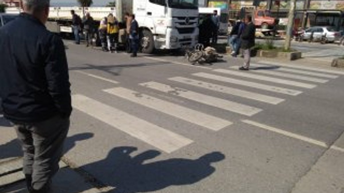 Mersin'de tırın altında kalan motosiklet sürücüsü öldü