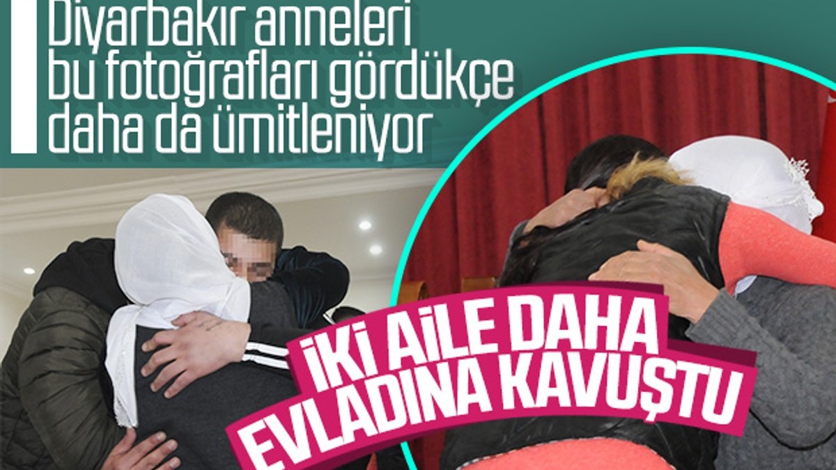 HDP önündeki iki aile daha evladına kavuştu