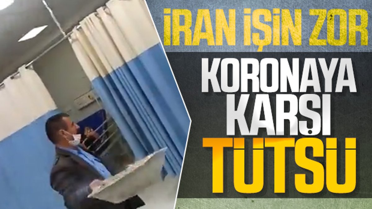 İran’da hastaneler virüse karşı tütsüyle korunuyor
