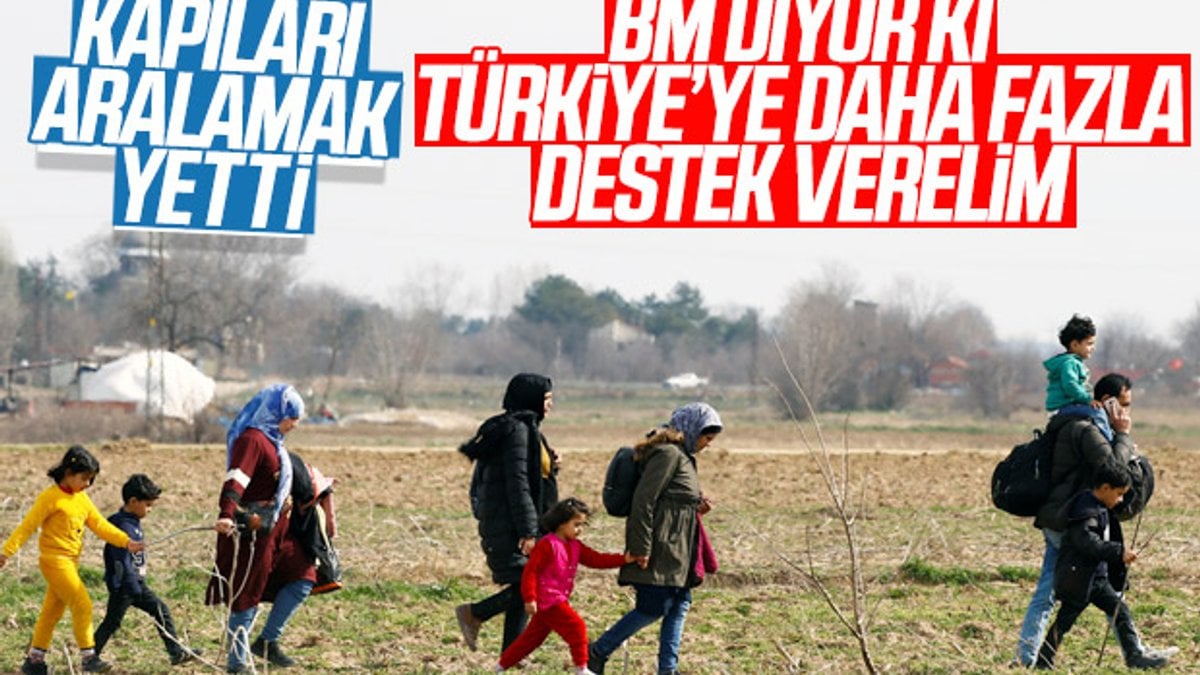 BM, Türkiye'ye mülteciler konusunda yardım çağrısı yaptı