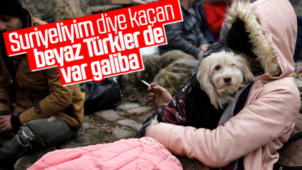 Köpeğiyle Avrupaya geçmeye çalışan göçmen