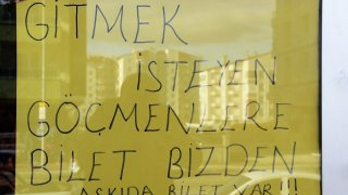 Sivas'taki esnaftan göçmenler için askıda bilet kampanyası