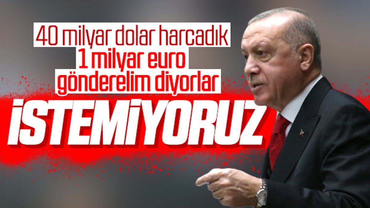 Cumhurbaşkanı Erdoğan’dan AB’ye rest