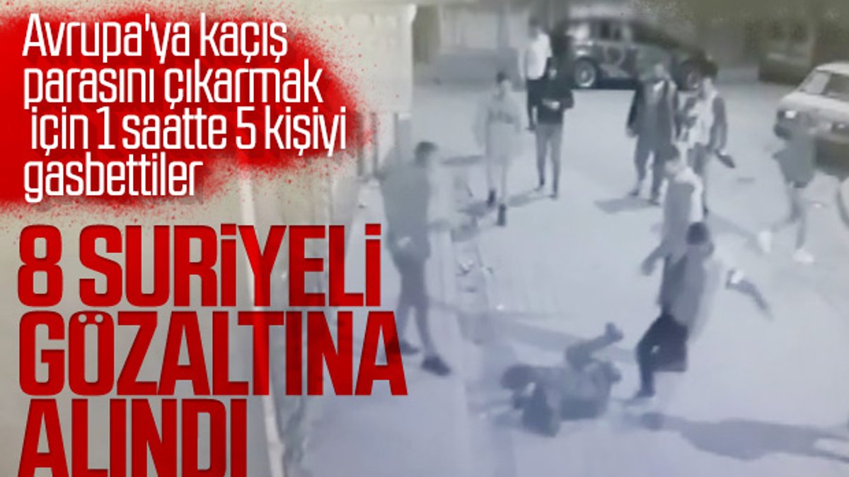 Konya'da 8 kişilik çete 5 kişiyi döverek gasbetti
