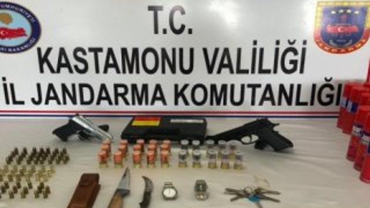 Kastamonu'da tabutta silah saklayan zanlı yakalandı