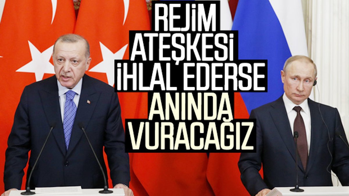 Ateşkes ihlal edilirse Türkiye rejimi vuracak