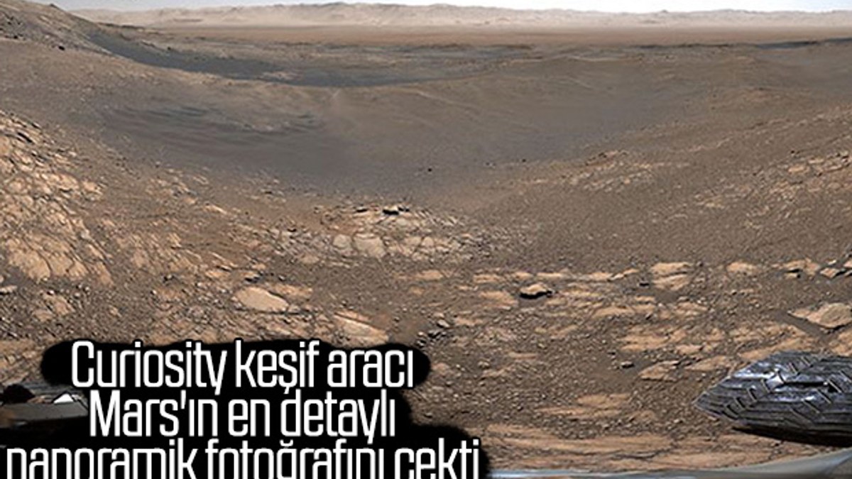 NASA, Mars'ın en detaylı panoramik görüntüsünü paylaştı
