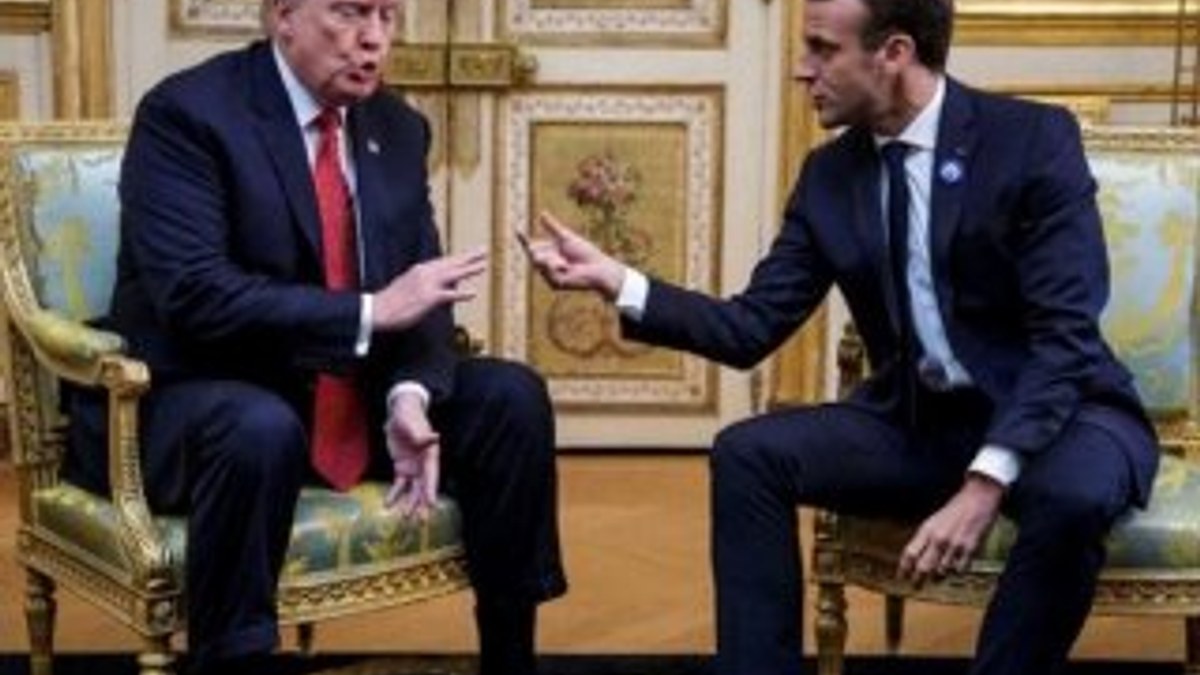Trump ve Macron'dan Suriye ve koronavirüs diplomasisi