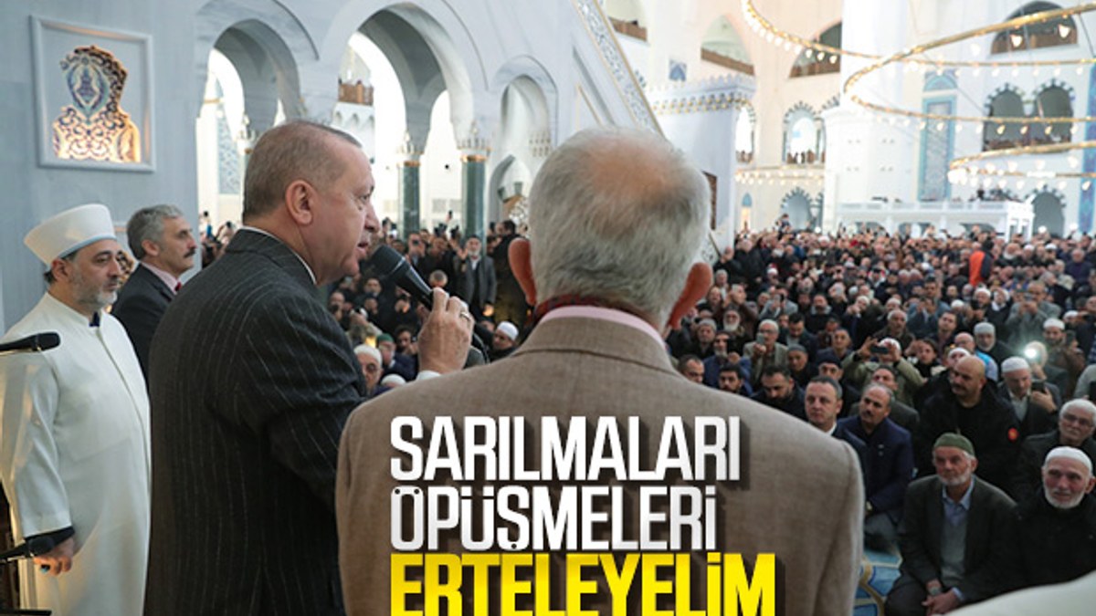 Cumhurbaşkanı Erdoğan, vatandaşlara seslendi