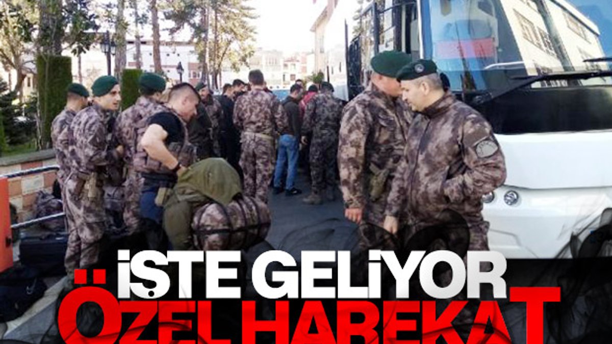 Özel Harekatçılar Edirne'ye gitti