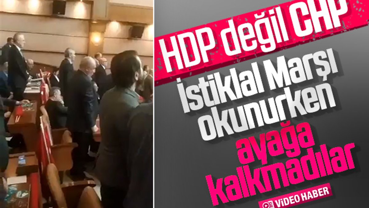 İBB'de CHP'li üyeler İstiklal Marşı'na eşlik etmedi