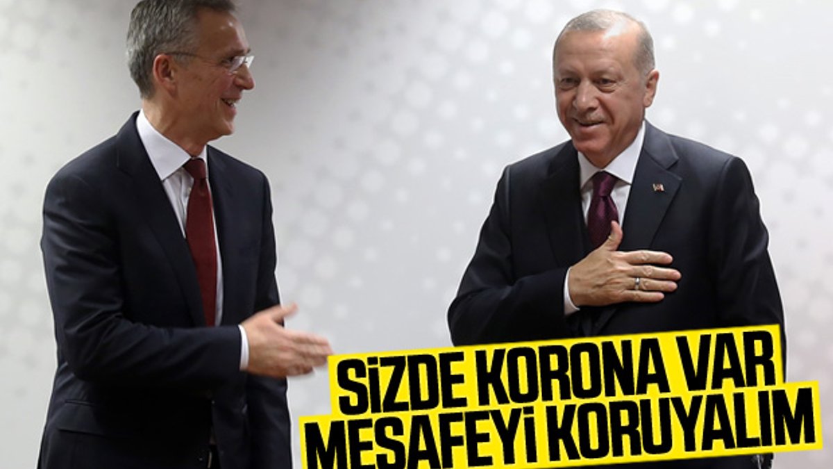 Brüksel'de Cumhurbaşkanı Erdoğan'dan korona önlemi