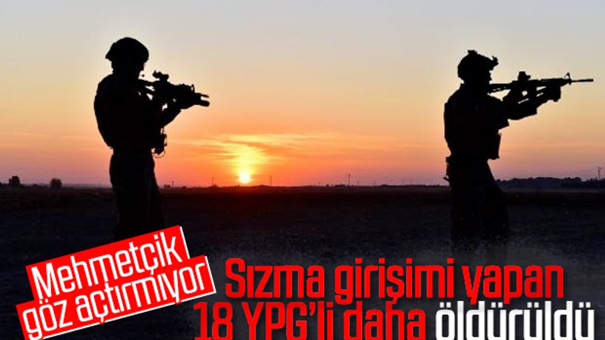 Barış Pınarı bölgesinde 18 terörist öldürüldü