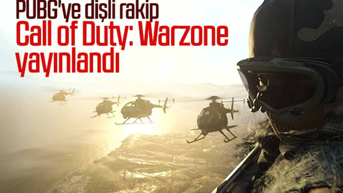 PUBG'nin tahtı sallanıyor: Call of Duty Warzone yayınlandı