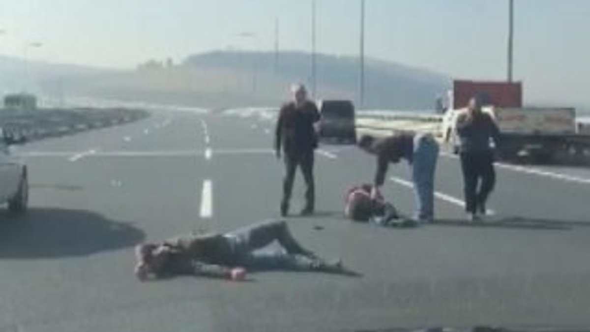 İstanbul'da kaza sonrası 5 kişi kavgaya tutuştu