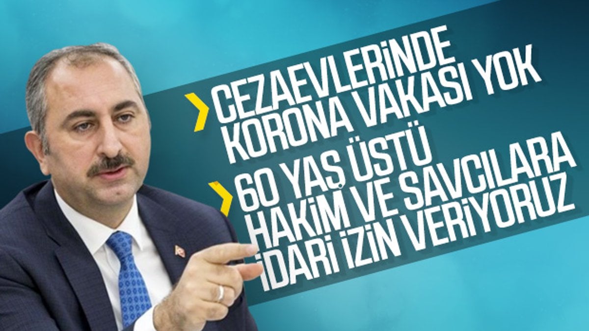 Adalet Bakanı Gül, yargıda korona önlemlerini açıkladı