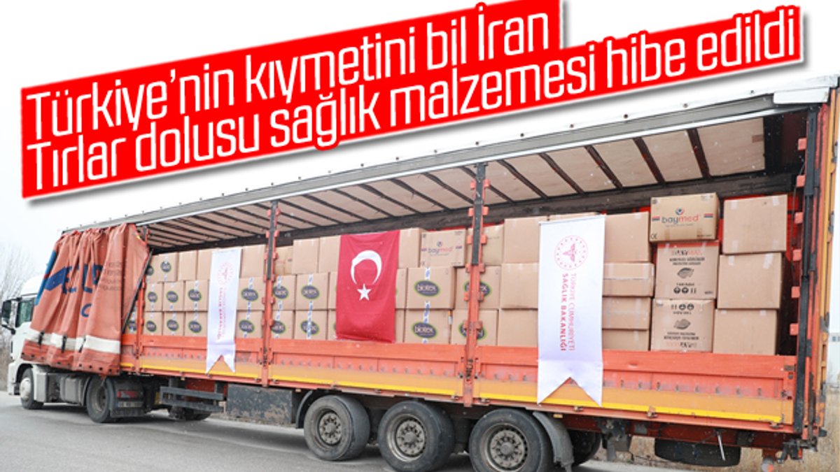 Türkiye'den İran'a koronavirüs yardımı