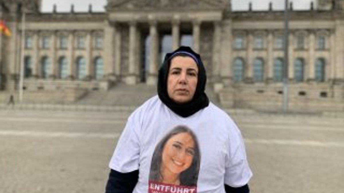 PKK'nın kızını kaçırdığı anne, Alman Meclisi önünde
